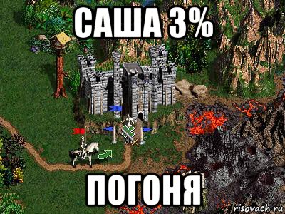 саша 3% погоня