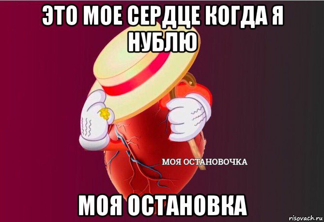 это мое сердце когда я нублю моя остановка, Мем   Моя остановочка