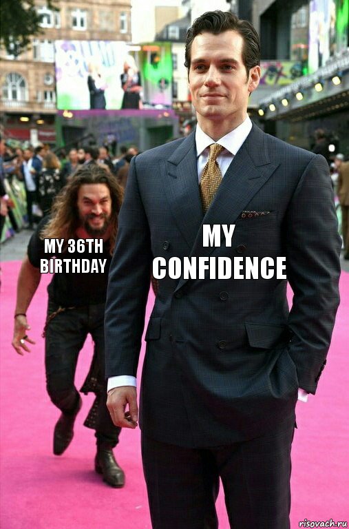 My confidence My 36th birthday, Комикс Аквамен крадется к Супермену