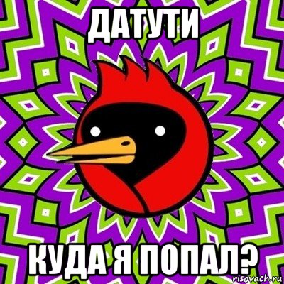 датути куда я попал?