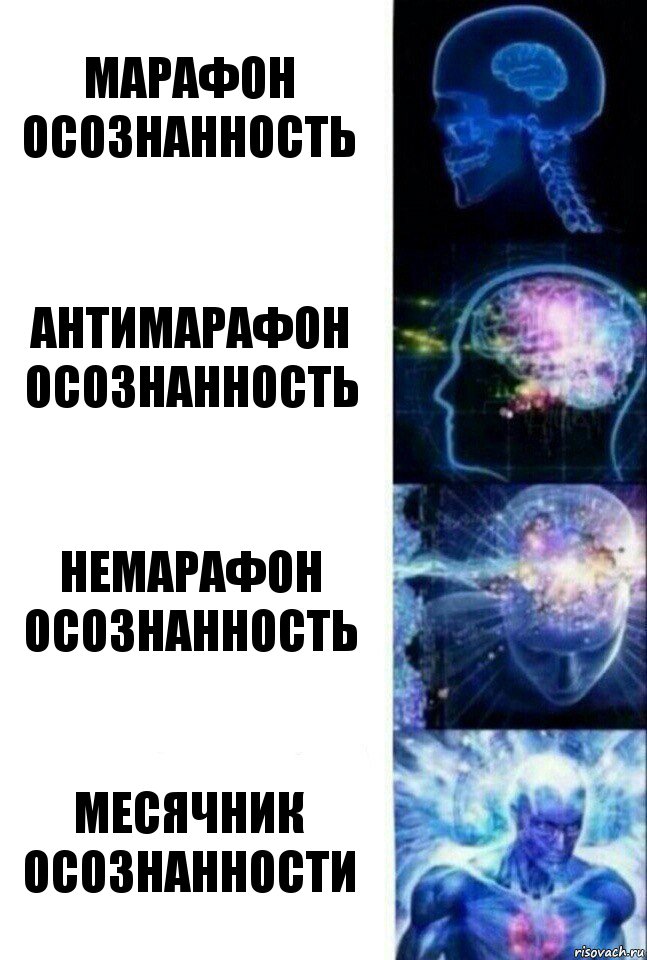 марафон осознанность антимарафон осознанность немарафон осознанность месячник осознанности, Комикс  Сверхразум