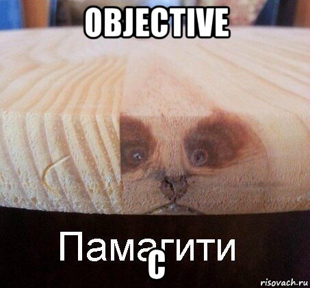 objective c, Мем   Памагити