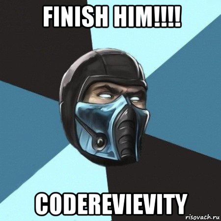 finish him!!!! coderevievity, Мем Саб-Зиро