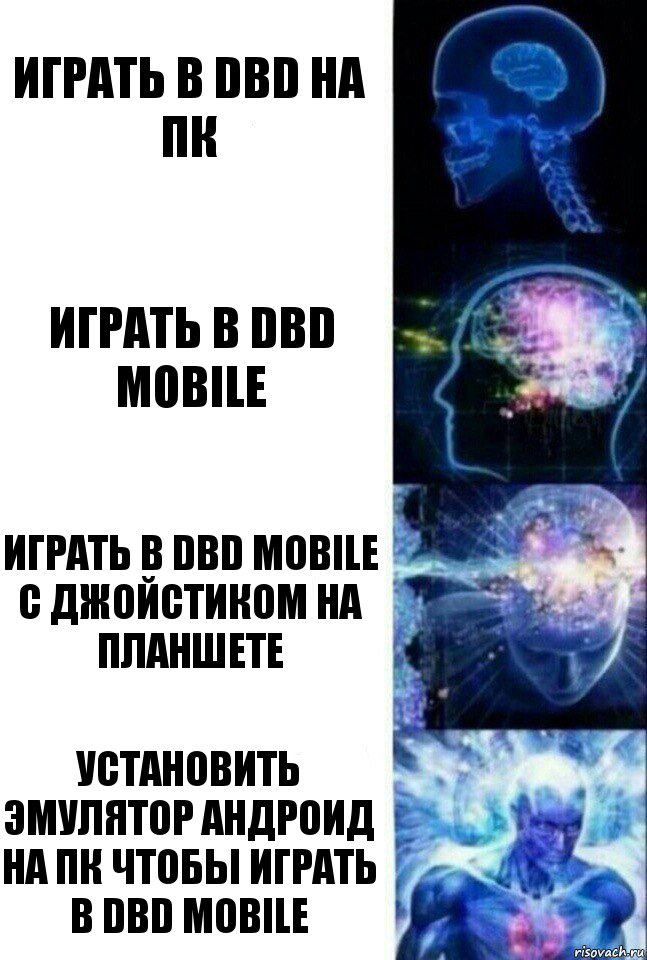 Играть в DBD на ПК Играть в DBD mobile Играть в DBD mobile с джойстиком на планшете Установить эмулятор андроид на ПК чтобы играть в DBD mobile, Комикс  Сверхразум