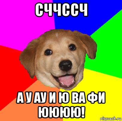 сччссч а у ау и ю ва фи юююю!, Мем Advice Dog