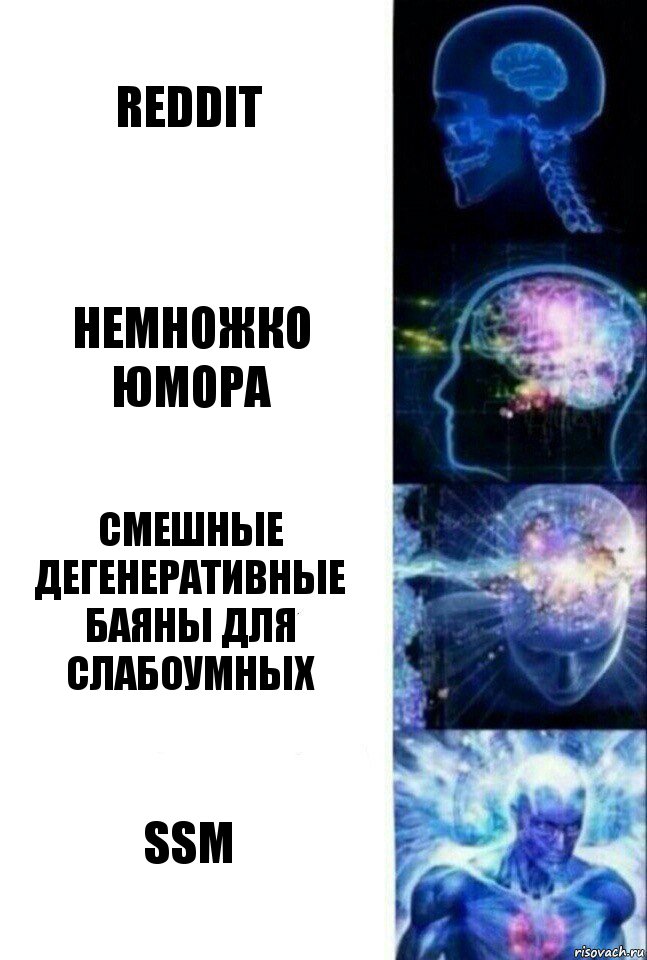 Reddit Немножко юмора Смешные дегенеративные баяны для слабоумных SSM, Комикс  Сверхразум