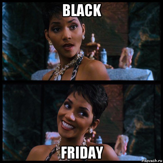 black friday, Мем Halley Berry