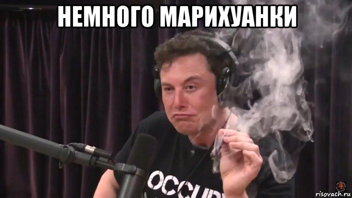 немного марихуанки , Мем Илон Маск
