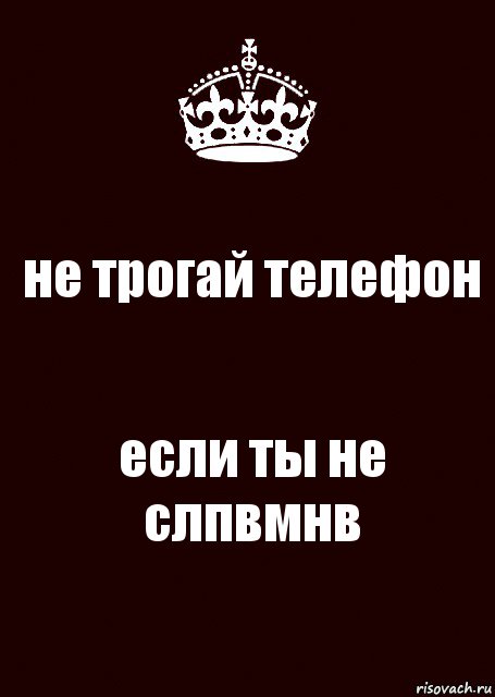 не трогай телефон если ты не слпвмнв, Комикс keep calm