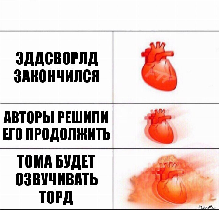 Эддсворлд закончился Авторы решили его продолжить Тома будет озвучивать Торд, Комикс  Расширяюшее сердце