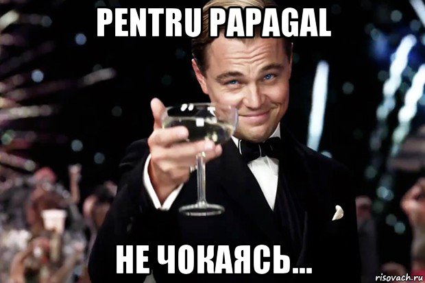 pentru papagal не чокаясь..., Мем Великий Гэтсби (бокал за тех)