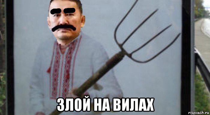  злой на вилах