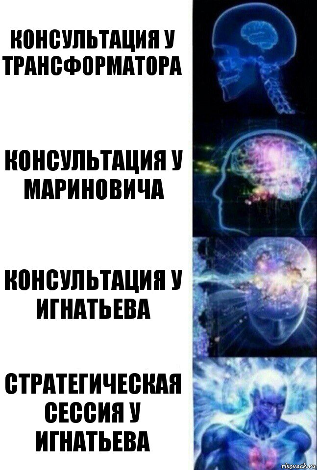 консультация у трансформатора консультация у мариновича консультация у игнатьева стратегическая сессия у игнатьева, Комикс  Сверхразум