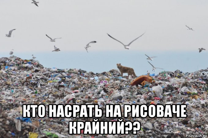  кто насрать на рисоваче крайний??