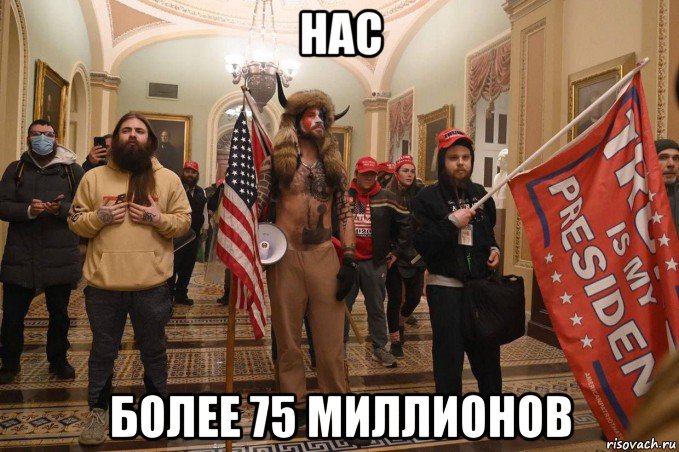 нас более 75 миллионов, Мем Capitol