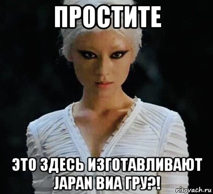 простите это здесь изготавливают japan виа гру?!, Мем Chiaki