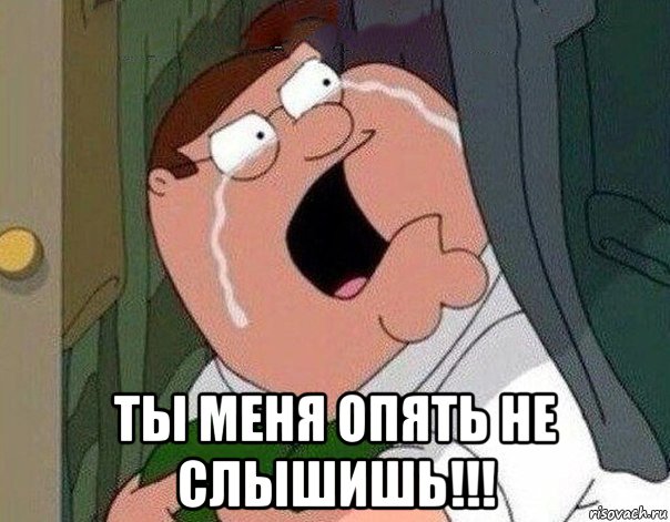  ты меня опять не слышишь!!!, Мем Гриффин плачет