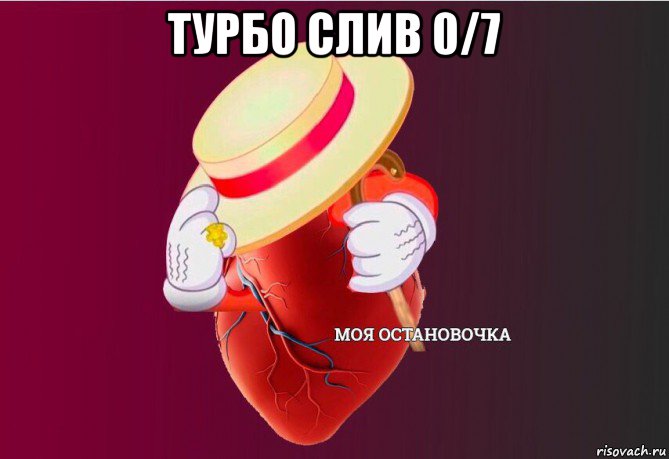 турбо слив 0/7 