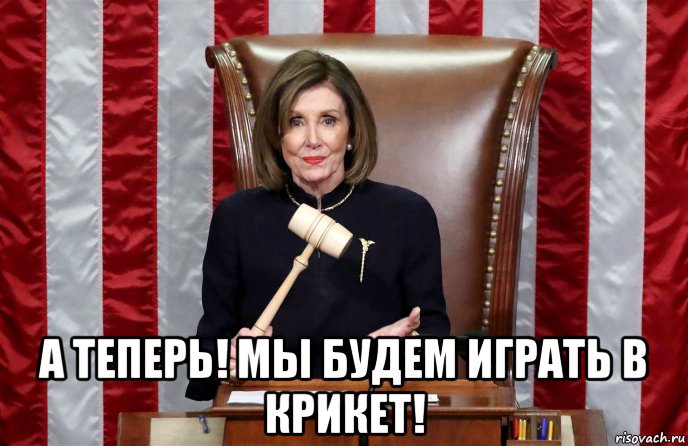  а теперь! мы будем играть в крикет!, Мем Nancy Pelosi