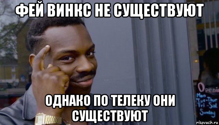 фей винкс не существуют однако по телеку они существуют, Мем Не делай не будет