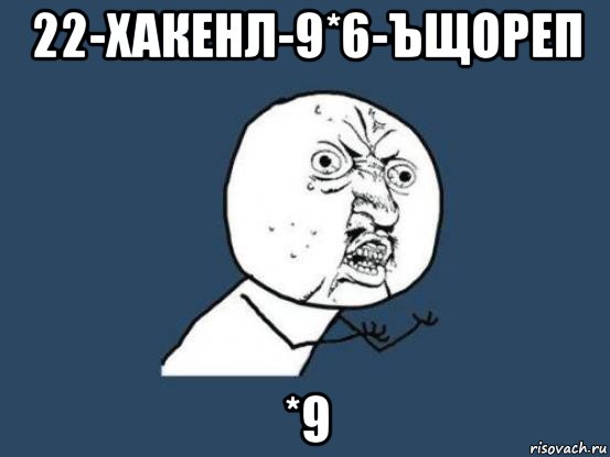 22-хакенл-9*6-ъщореп *9, Мем Ну почему