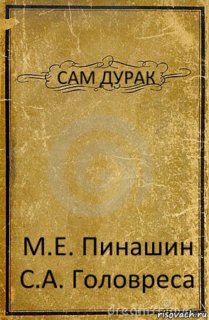 САМ ДУРАК М.Е. Пинашин
С.А. Головреса