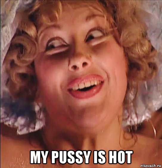  my pussy is hot, Мем Оксана Сташенко