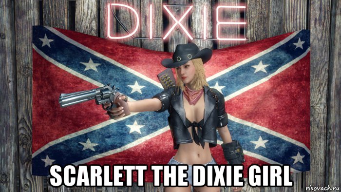  scarlett the dixie girl, Мем Scarlett the Dixie Girl in Fallout