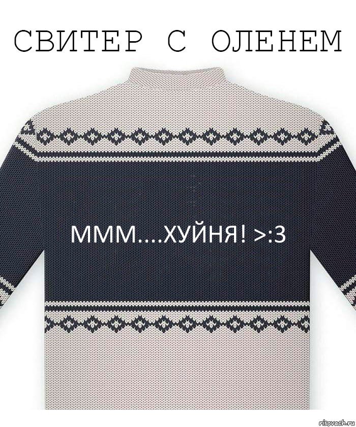 Ммм....ХУЙНЯ! >:3, Комикс  Свитер с оленем