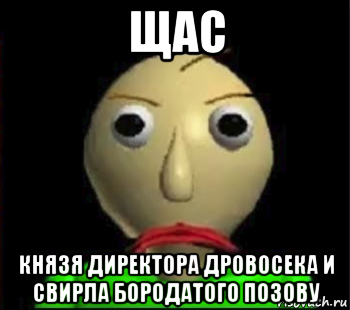 щас князя директора дровосека и свирла бородатого позову, Мем Злой Балди