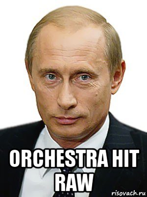  orchestra hit raw, Мем Путин