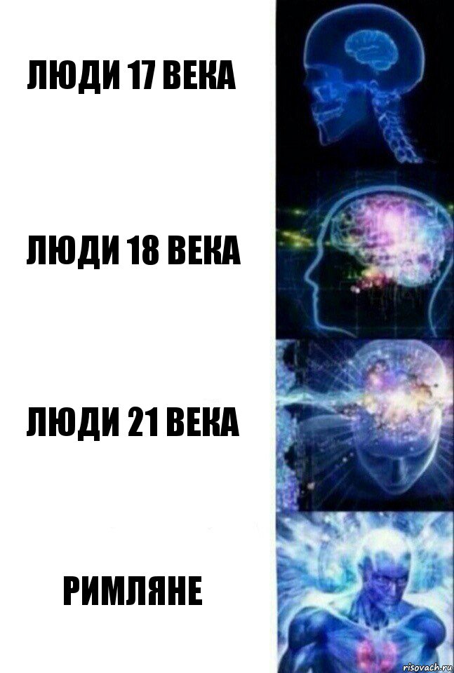 Люди 17 века Люди 18 века Люди 21 века Римляне, Комикс  Сверхразум