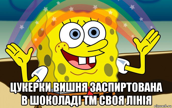  цукерки вишня заспиртована в шоколаді тм своя лінія, Мем воображение