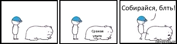  Сраная ульта  Собирайся, блть!