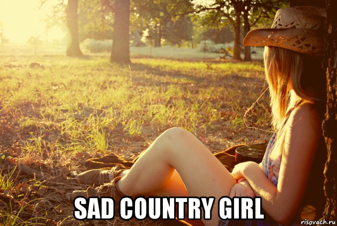  sad country girl, Мем Sad Country Girl