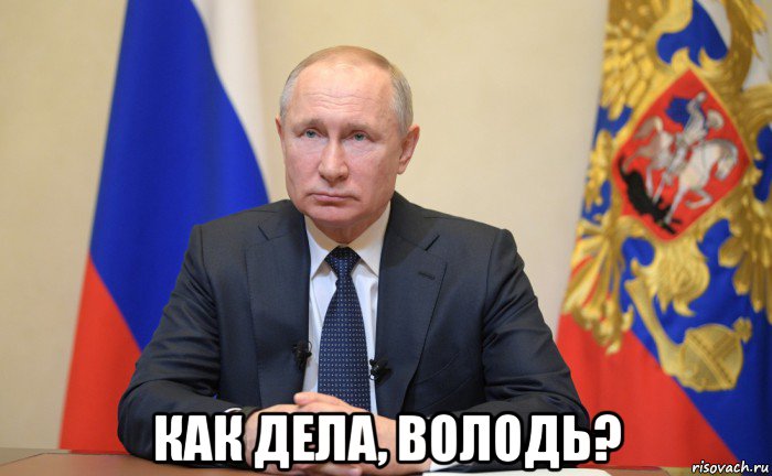  как дела, володь?, Мем Владимр путин