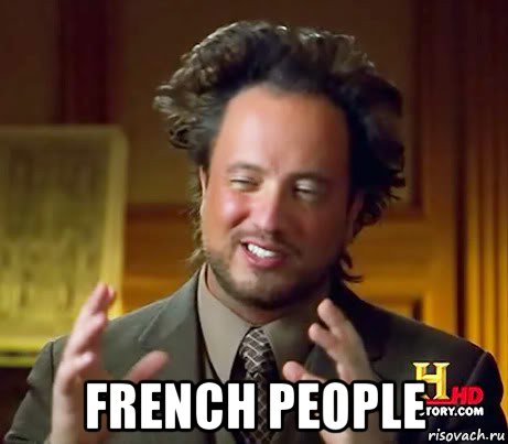  french people, Мем Женщины (aliens)