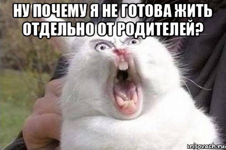 ну почему я не готова жить отдельно от родителей? 