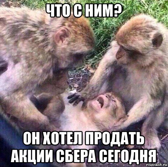 что с ним? он хотел продать акции сбера сегодня