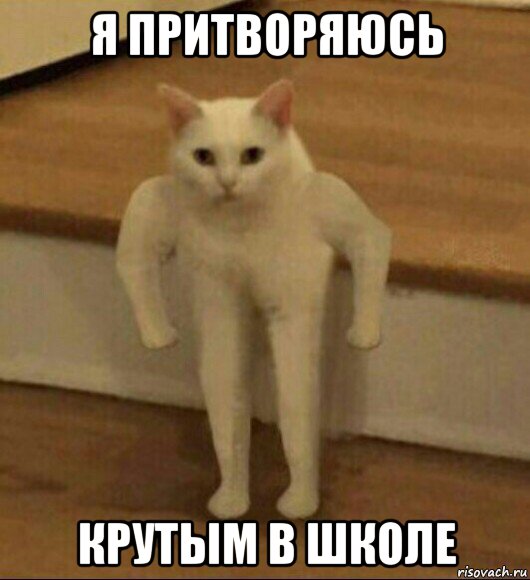 я притворяюсь крутым в школе