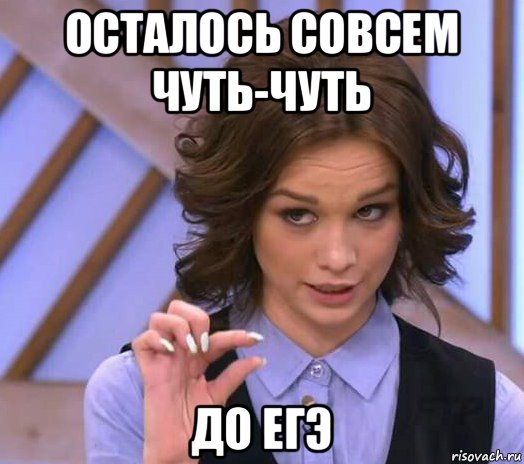 осталось совсем чуть-чуть до егэ, Мем Шурыгина показывает на донышке