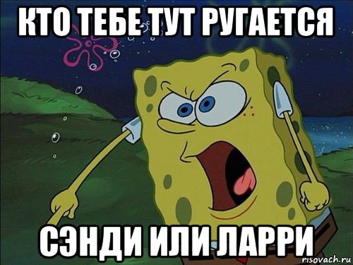 кто тебе тут ругается сэнди или ларри