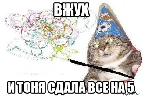 вжух и тоня сдала все на 5, Мем Вжух мем