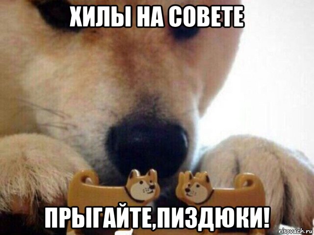 хилы на совете прыгайте,пиздюки!