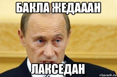 бакла жедааан лакседан, Мем путин