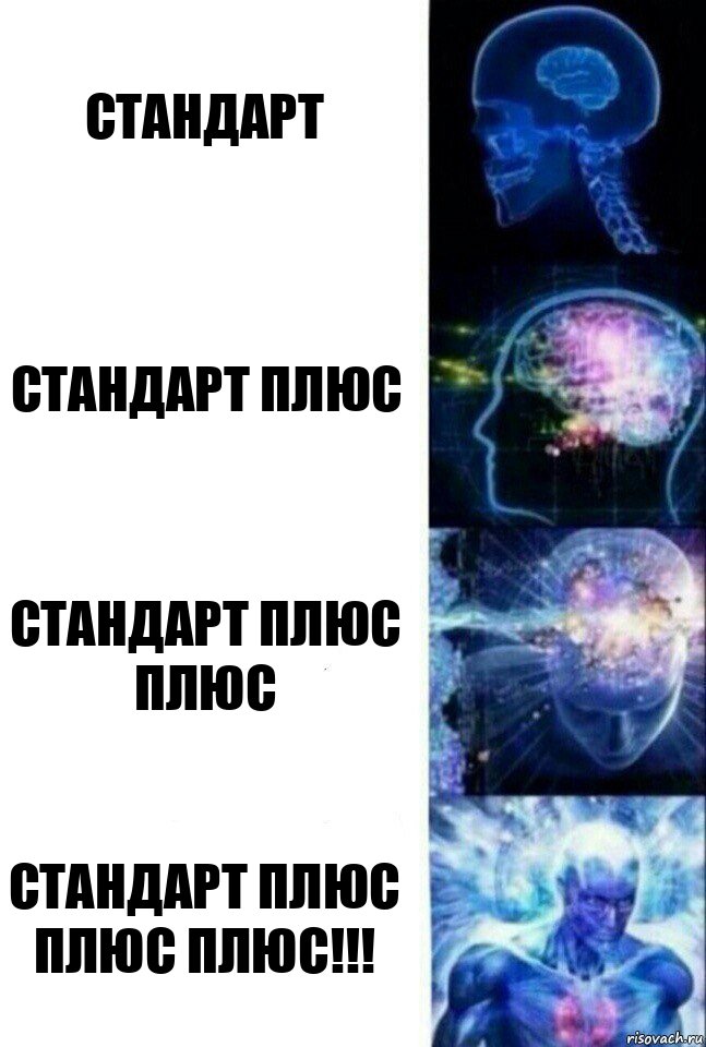 Стандарт Стандарт Плюс Стандарт Плюс Плюс Стандарт Плюс Плюс Плюс!!!