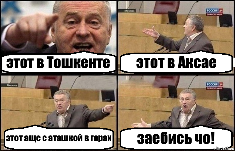 этот в Тошкенте этот в Аксае этот аще с аташкой в горах заебись чо!, Комикс Жириновский