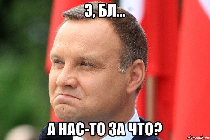 э, бл... а нас-то за что?, Мем Анджей Дуда