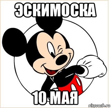 эскимоска 10 мая, Мем Микки Маус