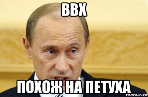 ввх похож на петуха